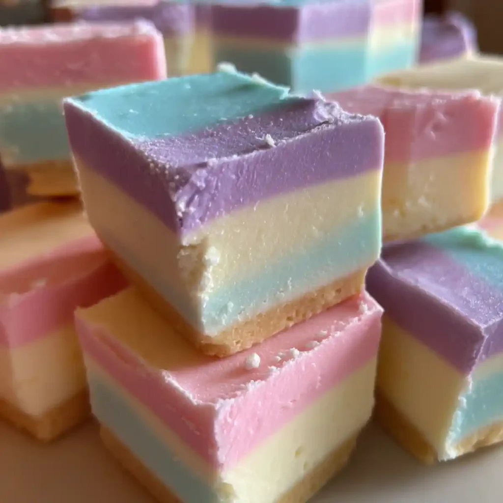 Cotton Candy Fudge Recipe With Pastel Layers