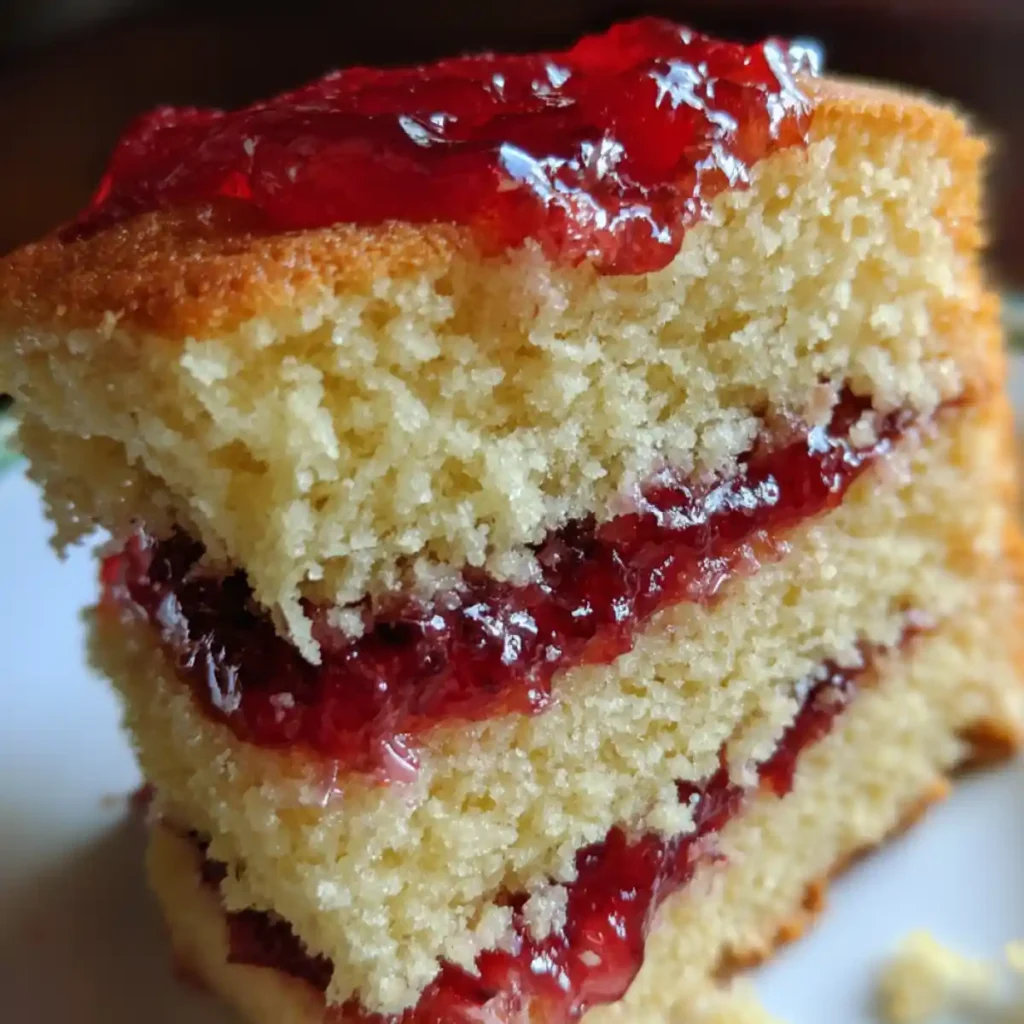 Fluffy Vanilla Sponge Cake Recipes With Berry Filling