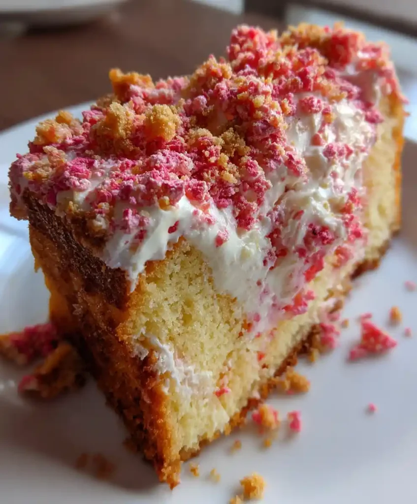 Strawberry Crunch Pound Cake Recipes With Cream Topping