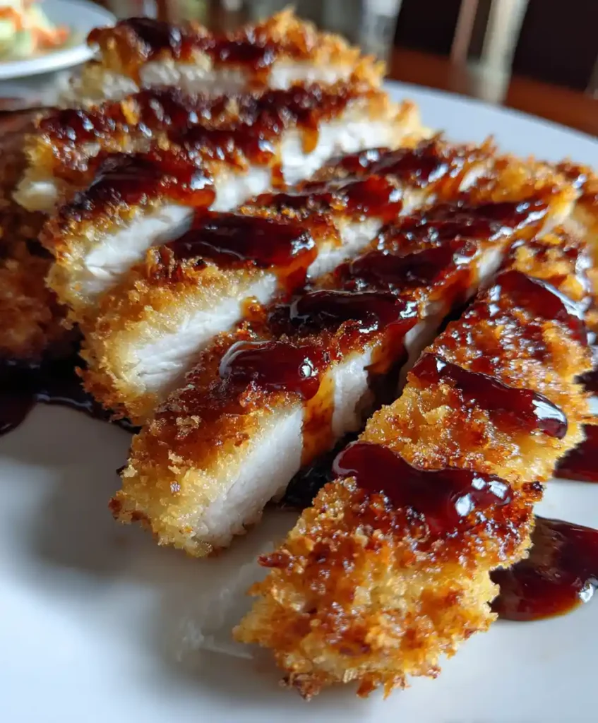 Crispy Chicken Katsu Recipe With Tonkatsu Sauce Recipe