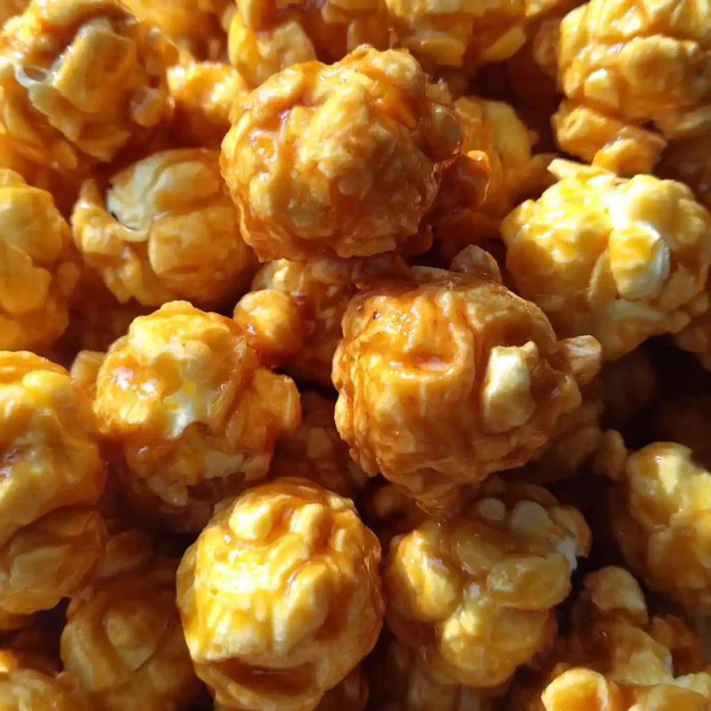 Crunchy Caramel Corn Puffs Recipe For Parties