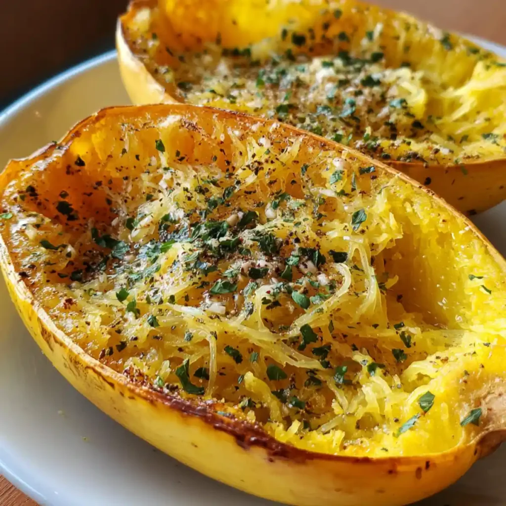 Roasted Garlic Best Spaghetti Squash Recipe