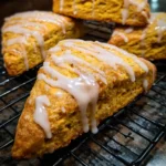 Spiced Pumpkin Scones Recipe With Maple Glaze