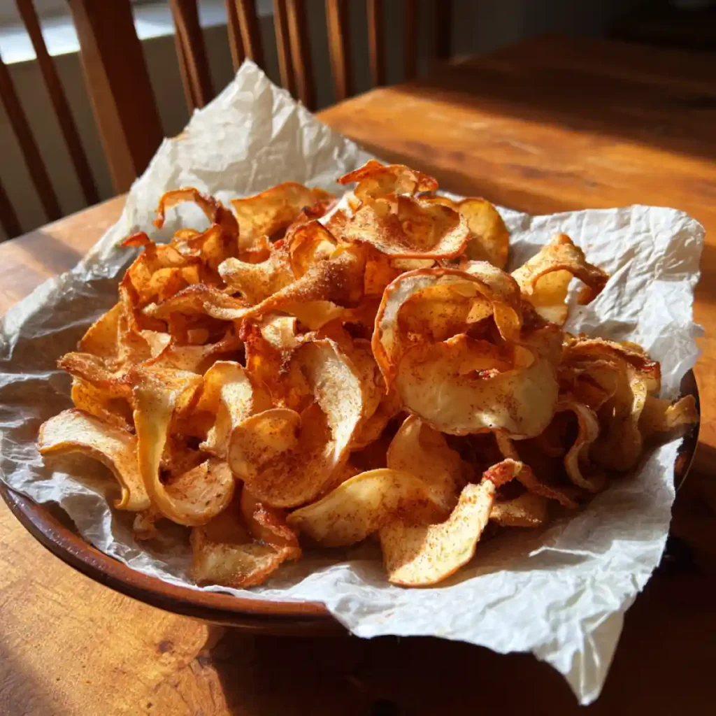 Apple Peel Chips Recipe 