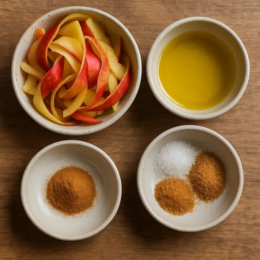 Apple Peel Chips Recipe Ingredients