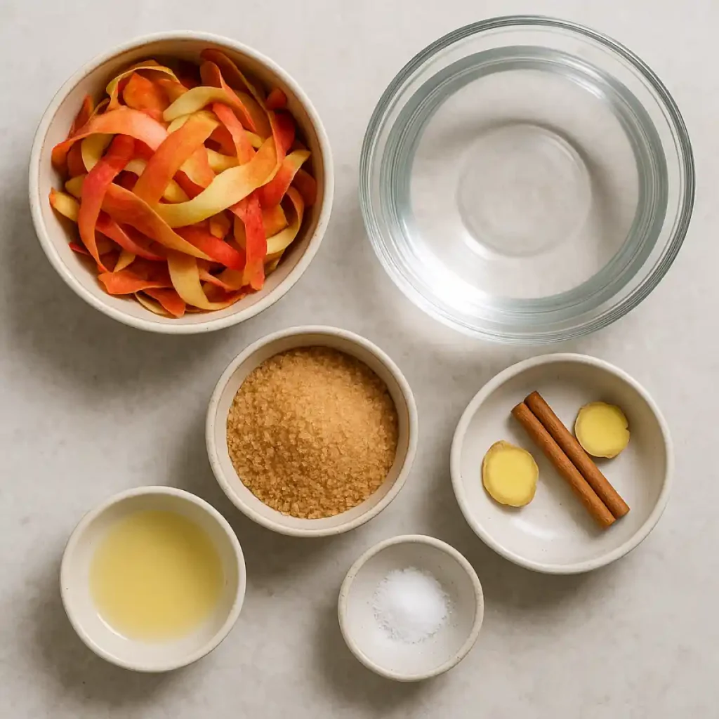 Apple Peelings Recipe Ingredients