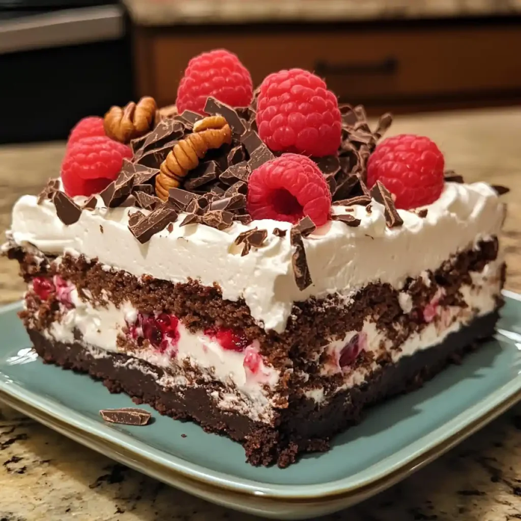 Brownie Refrigerator Cake Recipe 