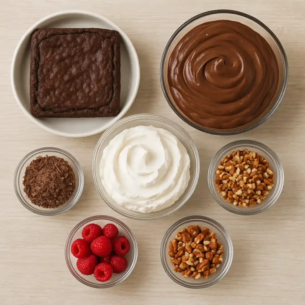 Brownie Refrigerator Cake Recipe Ingredients