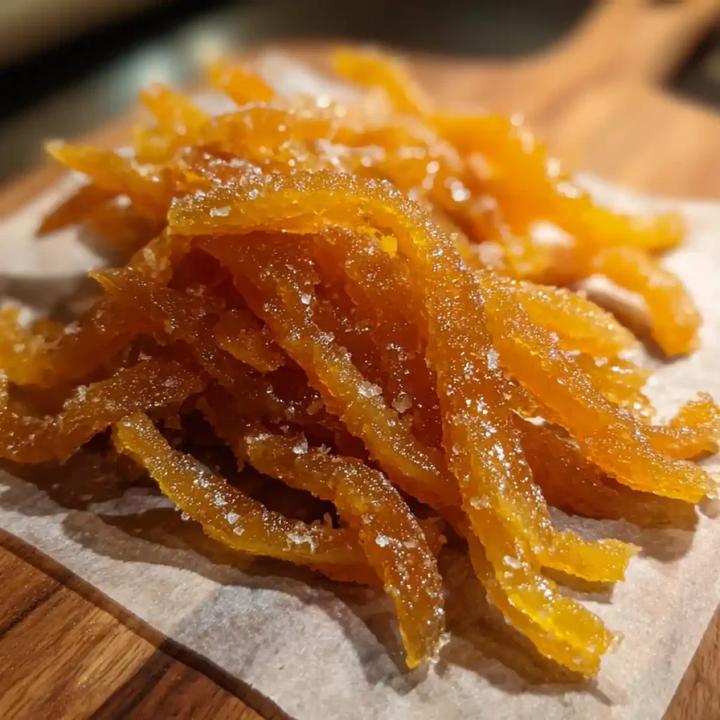 Candied Apple Peel Recipe 1 Candied Apple Peel
