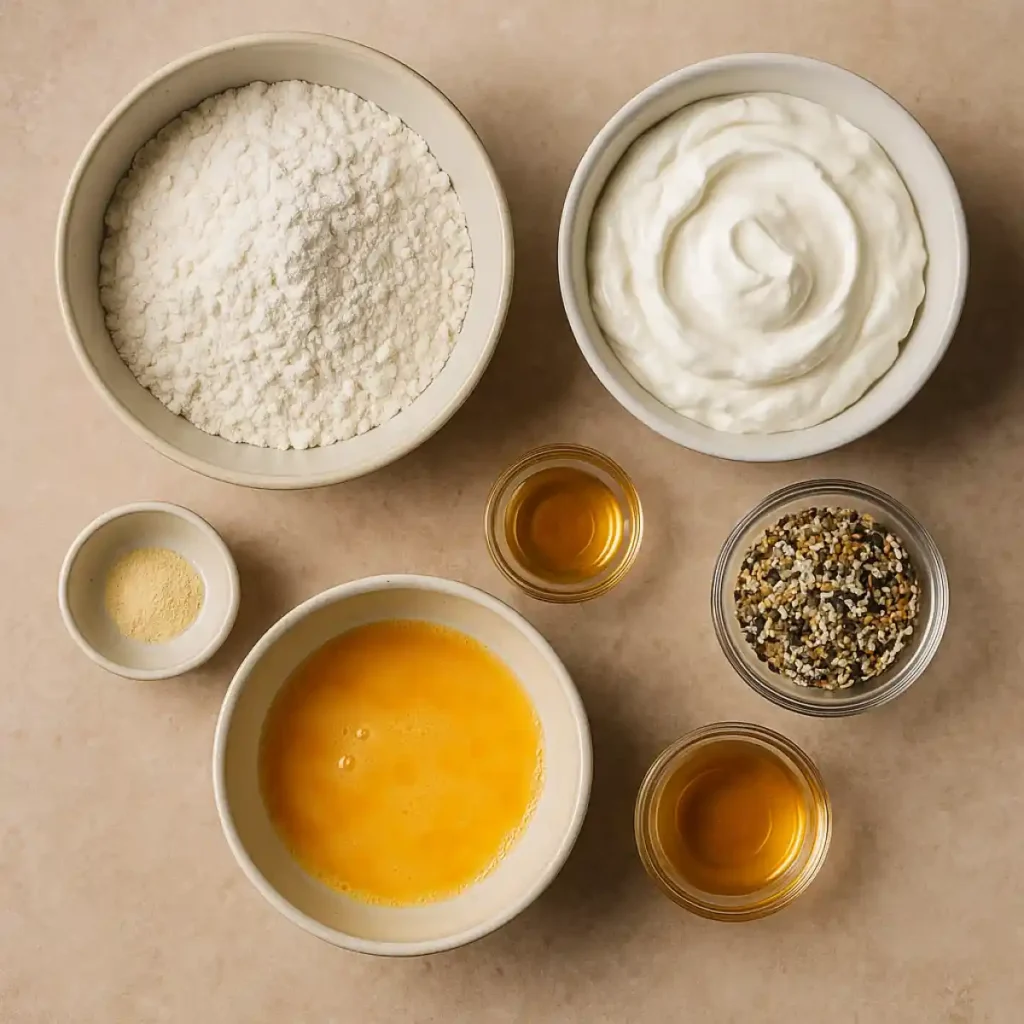 High Protein Bagels With Greek Yogurt Ingredients