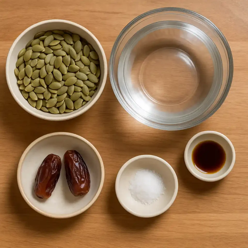 Pumpkin Seed Milk Recipe 2 Pumpkin Seed Milk Recipe Ingredients