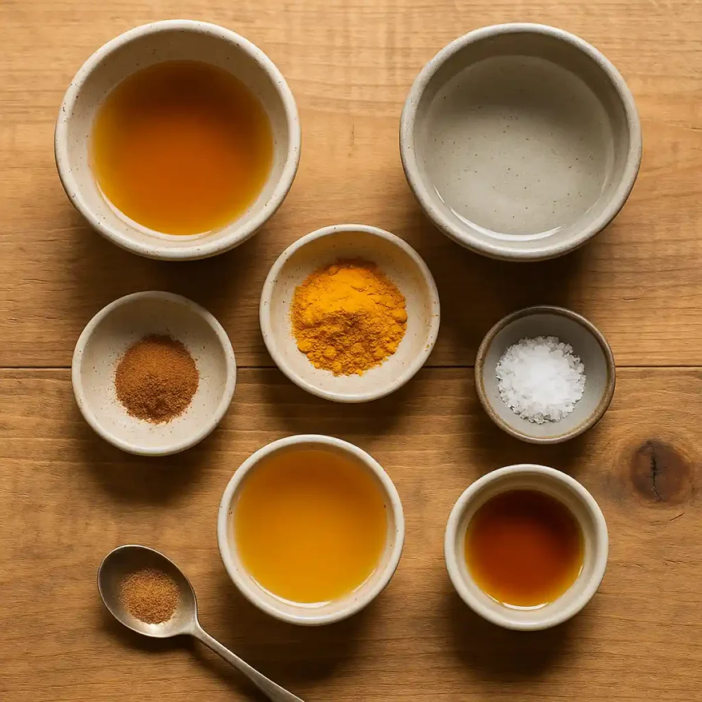 Apple Cider Vinegar And Turmeric Ingredients