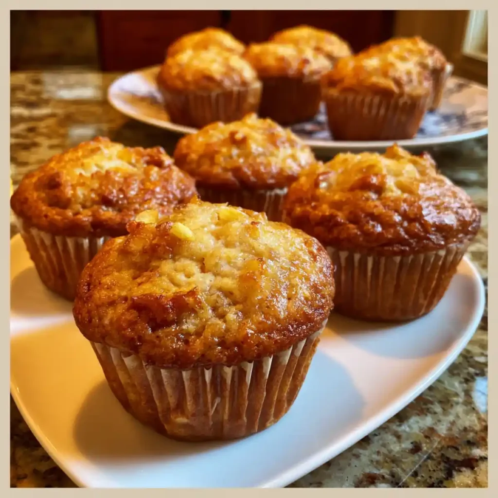 Muffins With Apple Peels