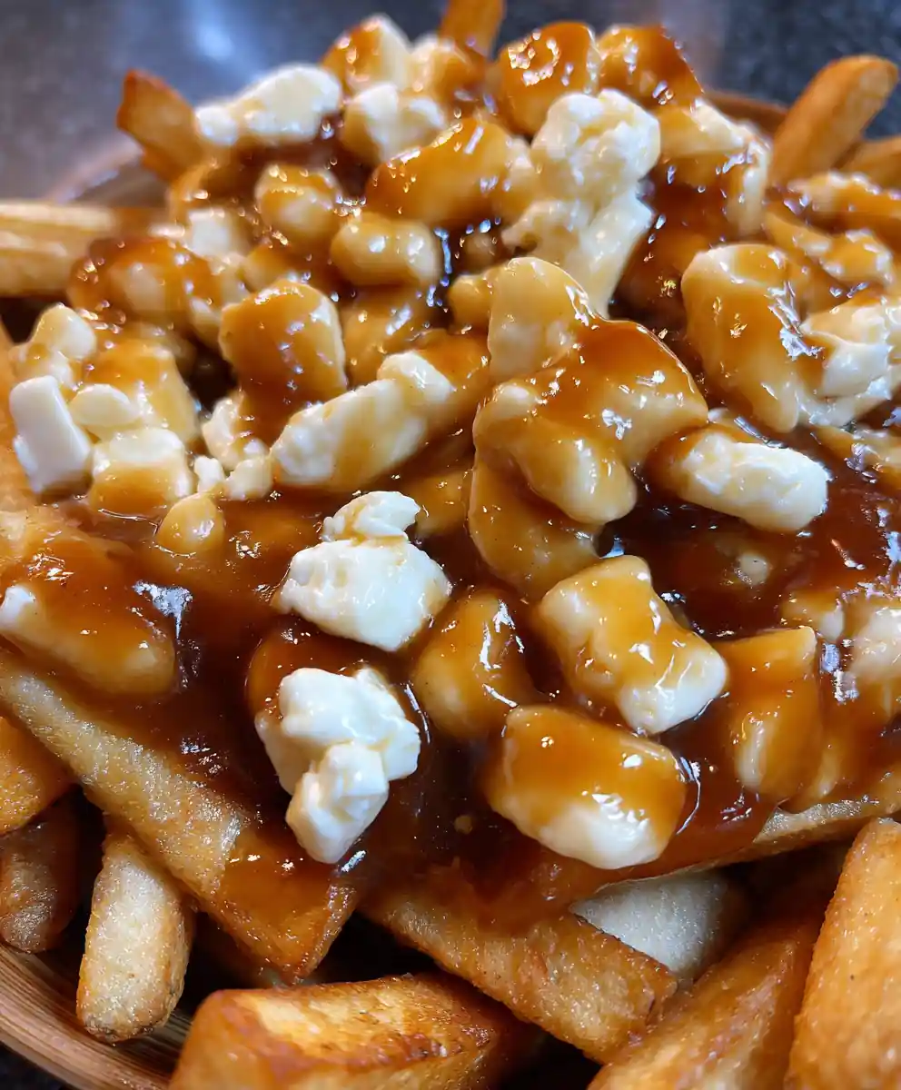 Classic Canadian Poutine Recipe with Cheese Curds and Gravy