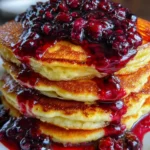 Classic Fluffy Pancake Recipe With Warm Berry Compote 1758959563.2049294