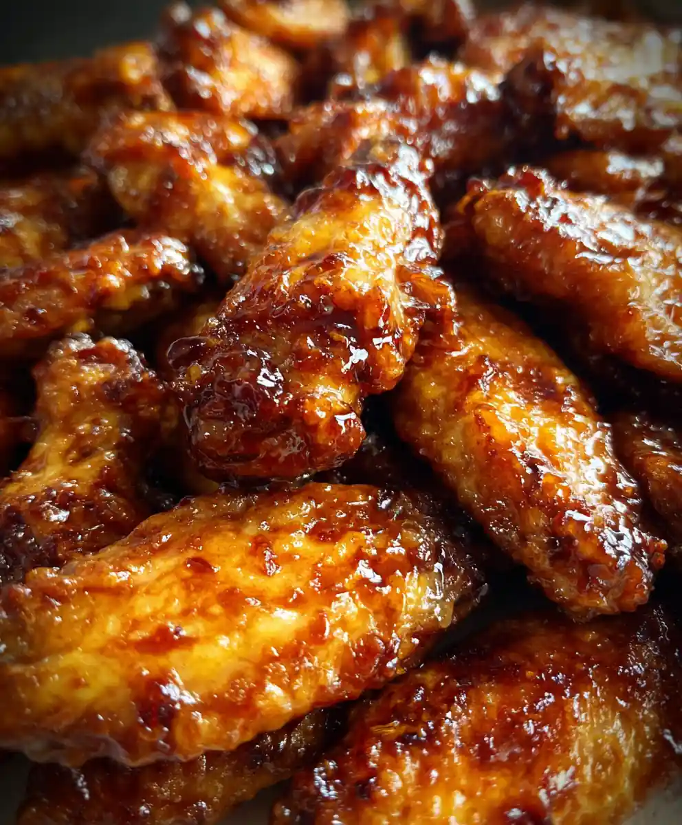 Crispy Baked Chicken Wing Recipe with Honey Glaze