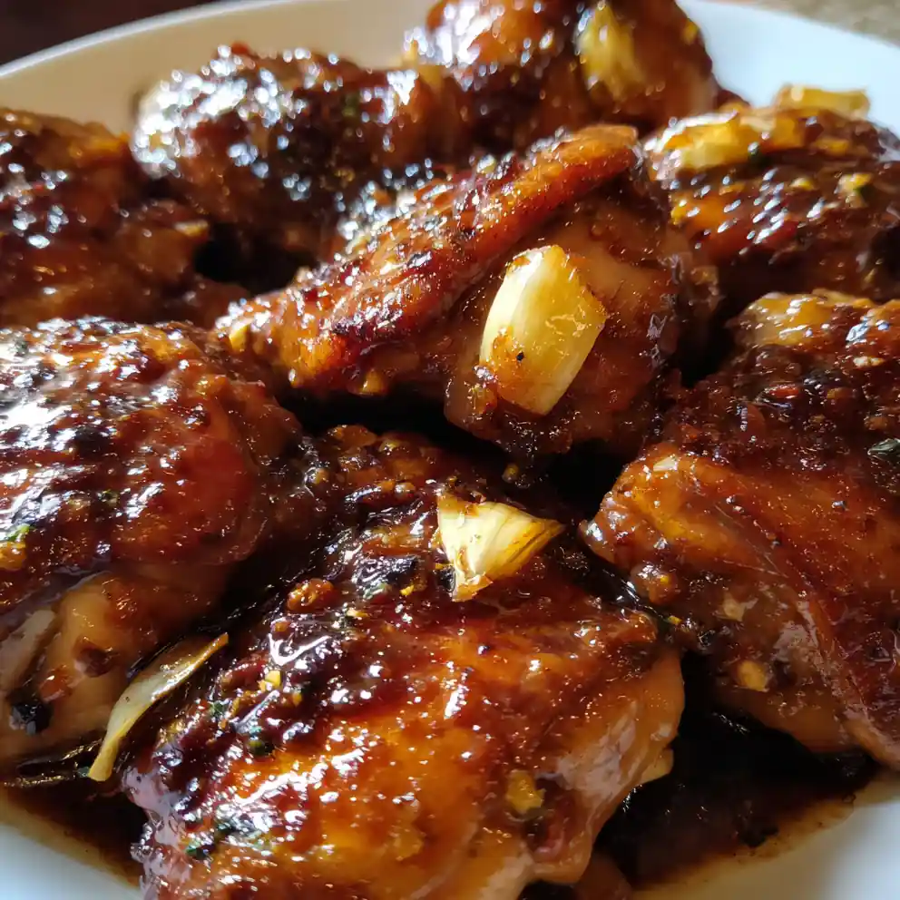 Filipino Chicken Adobo Recipe with Soy and Garlic