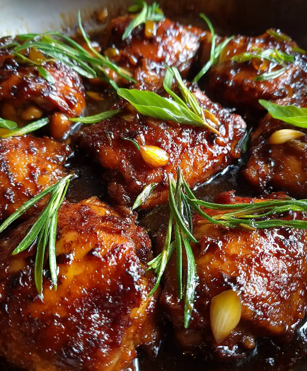 Filipino Chicken Adobo Recipe with Soy and Garlic