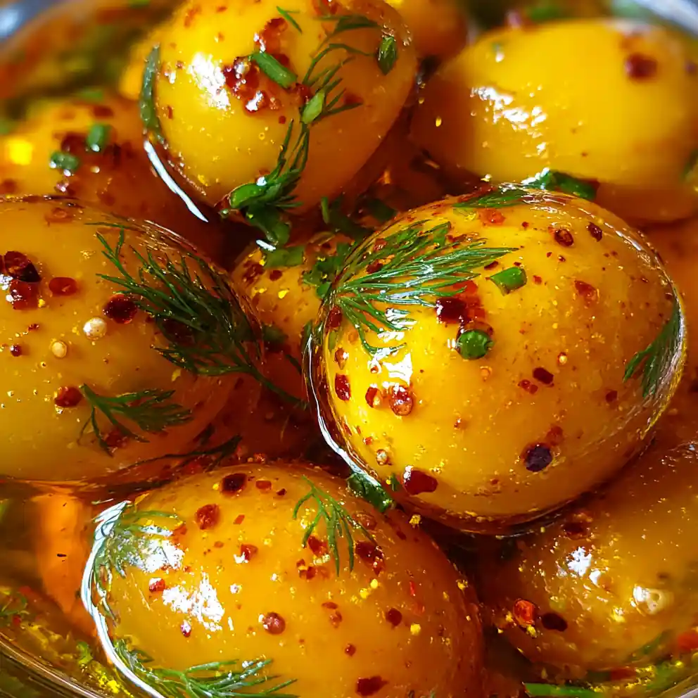Pickled Eggs Recipe with Spices and Vinegar
