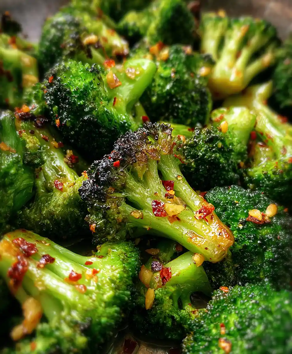 Roasted Broccoli Recipe with Garlic and Olive Oil