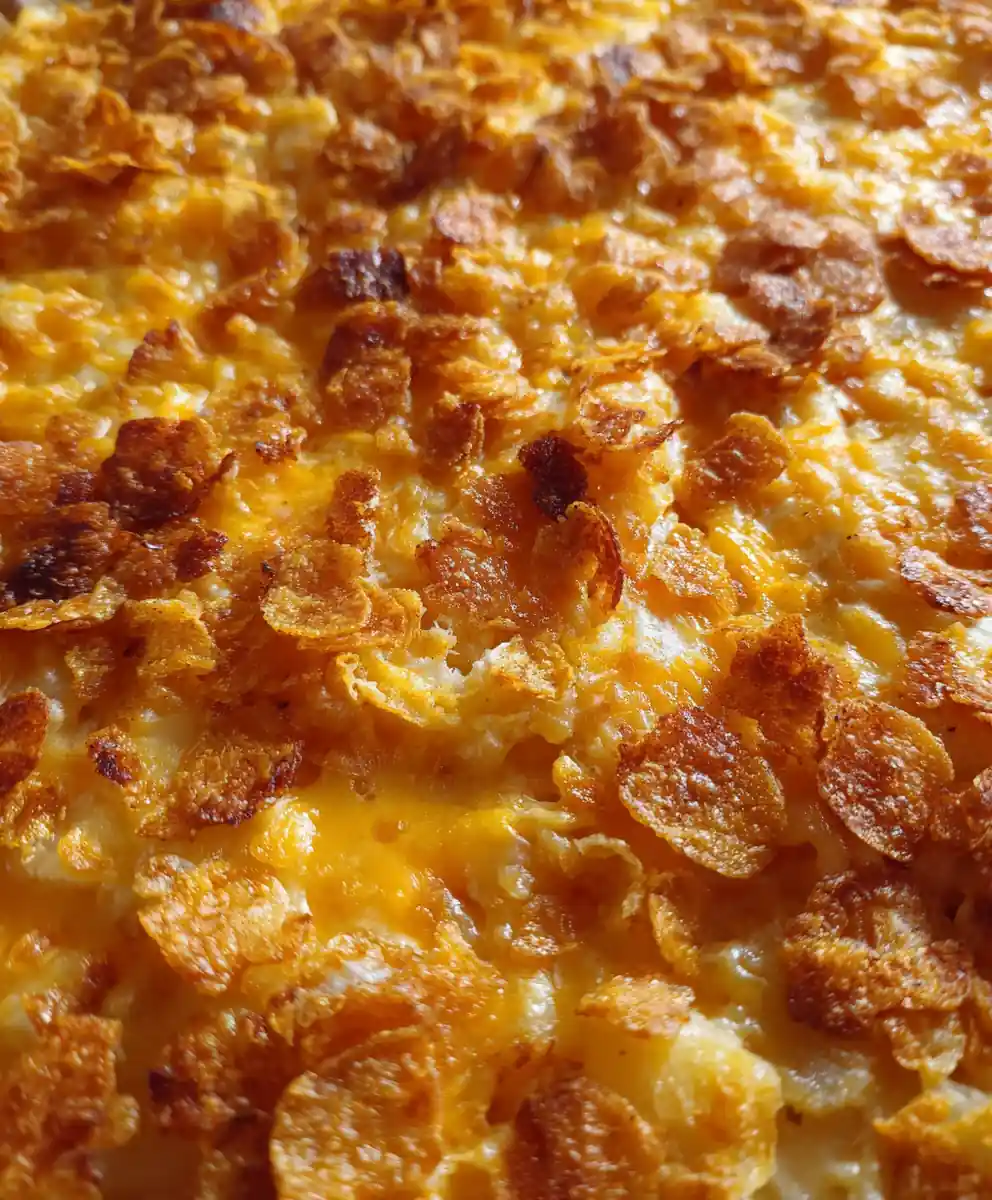 Cheesy Potatoes With Corn Flakes Recipe Crispy Casserole 7 cheesy potatoes with corn flakes recipe Crispy Casserole