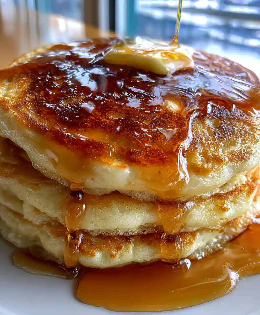 golden diner pancake recipe Classic Stacked Breakfast