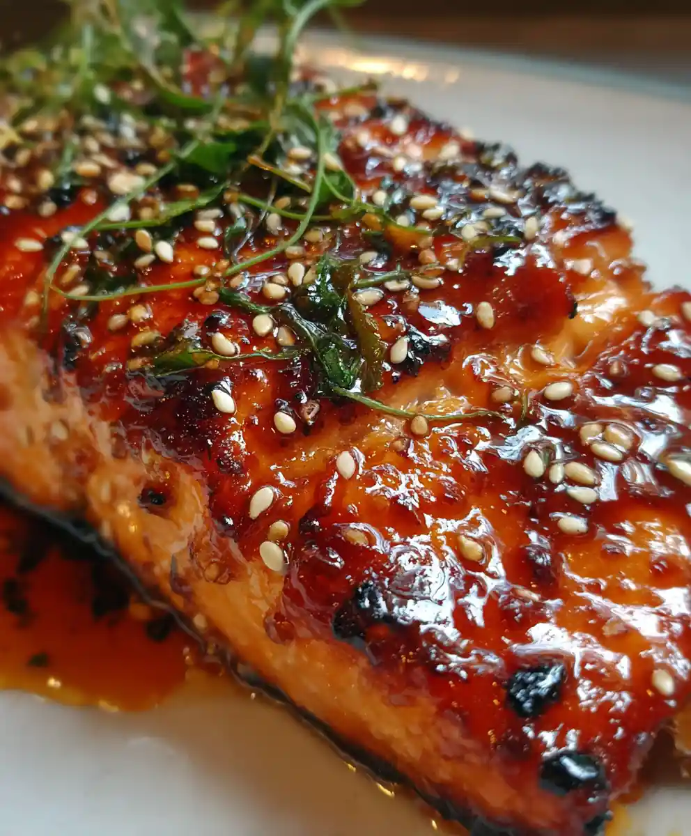 rosh hashanah salmon recipe with Honey Glaze