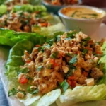 Thai Chicken Lettuce Wraps With Peanut Sauce 1758755011.446448