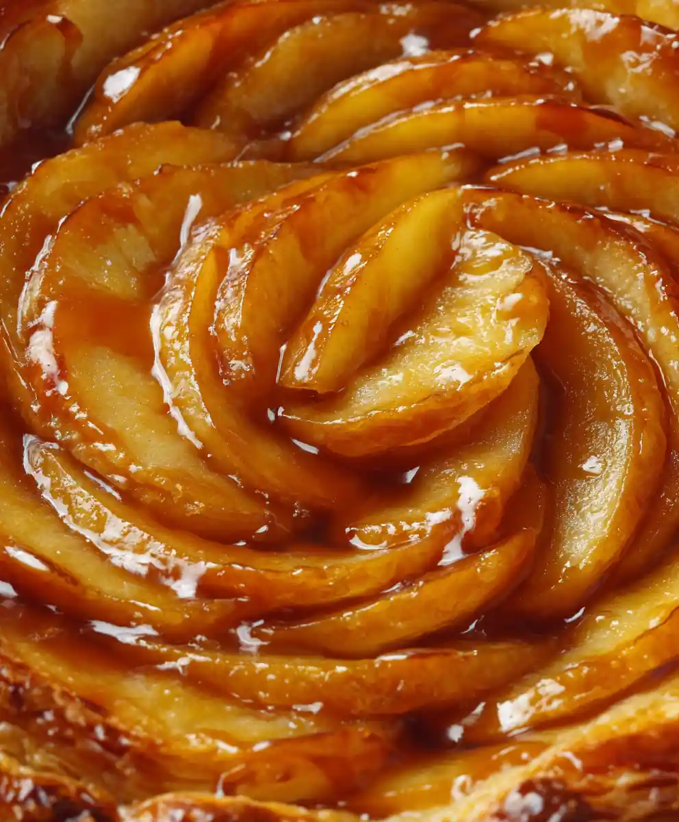 Upside Down Apple Puff Pastry With Caramel 7 upside down apple puff pastry with Caramel