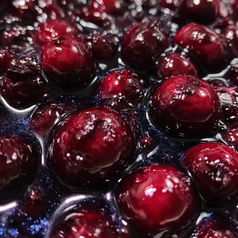 Blueberry Compote Warm Pancake Topping