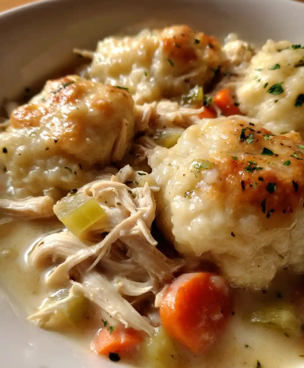 Chicken and Dumplings Crock Pot Comfort Stew