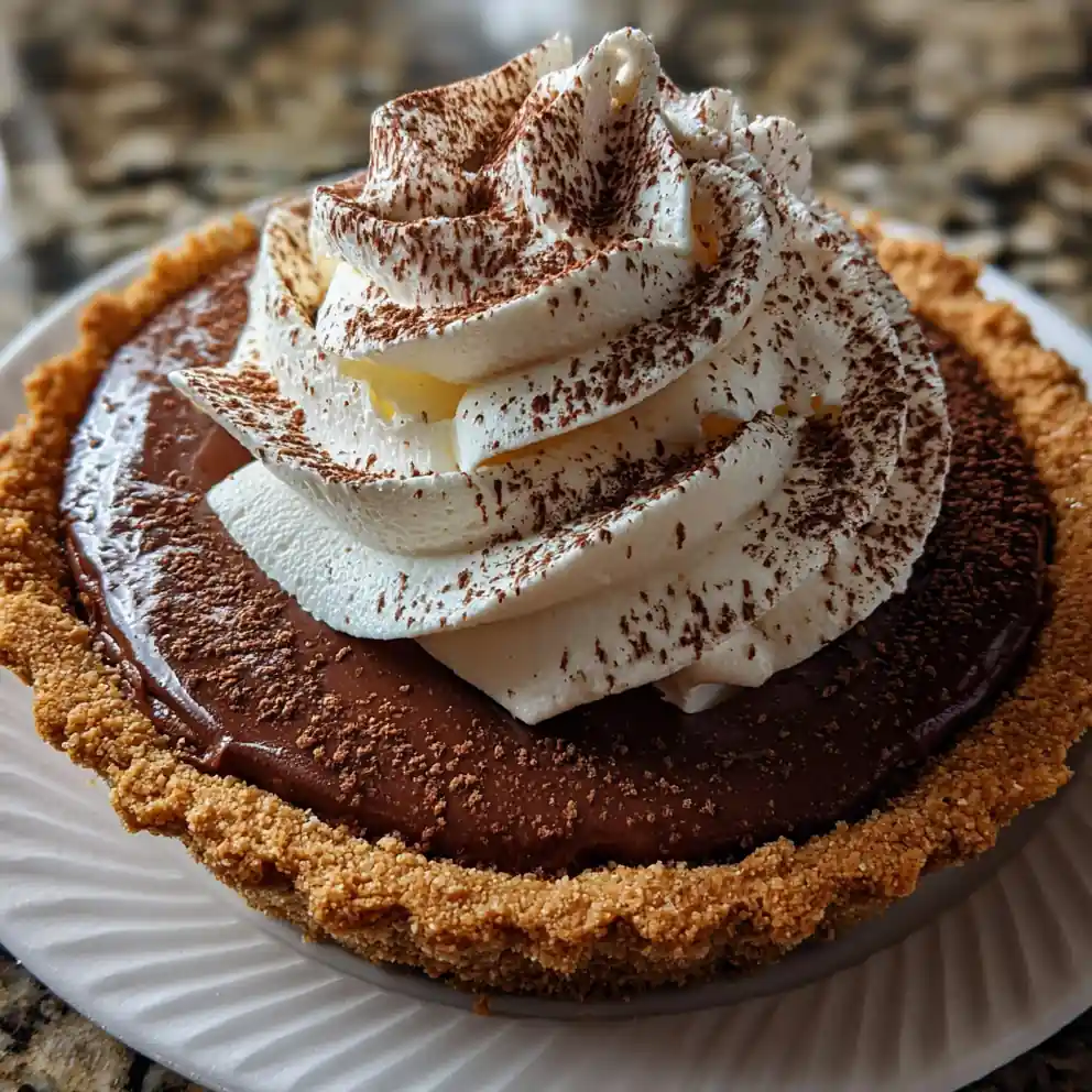 Chocolate Silk Pie Whipped Chocolate Cream