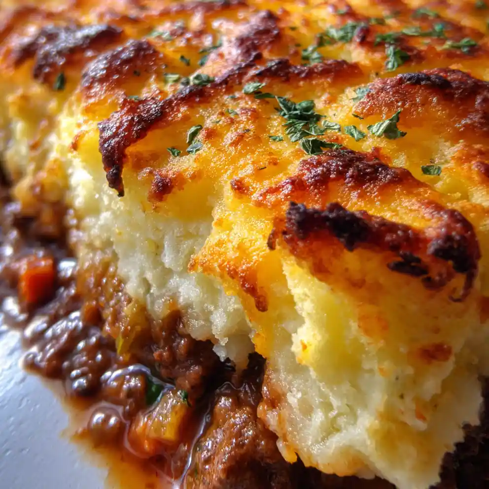 Cottage Pie Recipe with Cheesy Mash