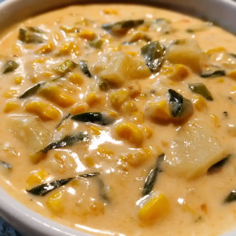 Poblano Pepper recipe Creamy Corn Chowder