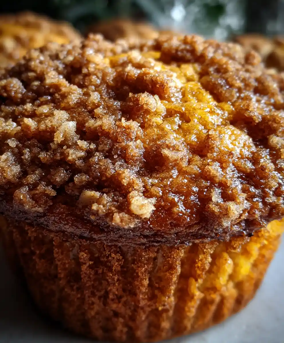 Pumpkin Muffin Recipe with Streusel