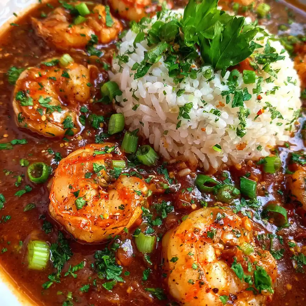 Shrimp Etouffee Recipe Creole Skillet over Rice