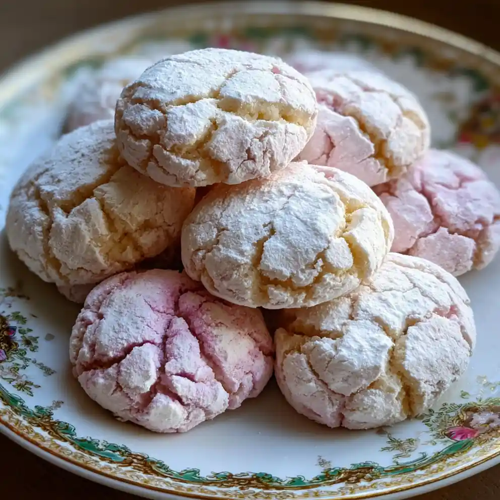 amaretti cookies recipe Blushed Almond Crinkle
