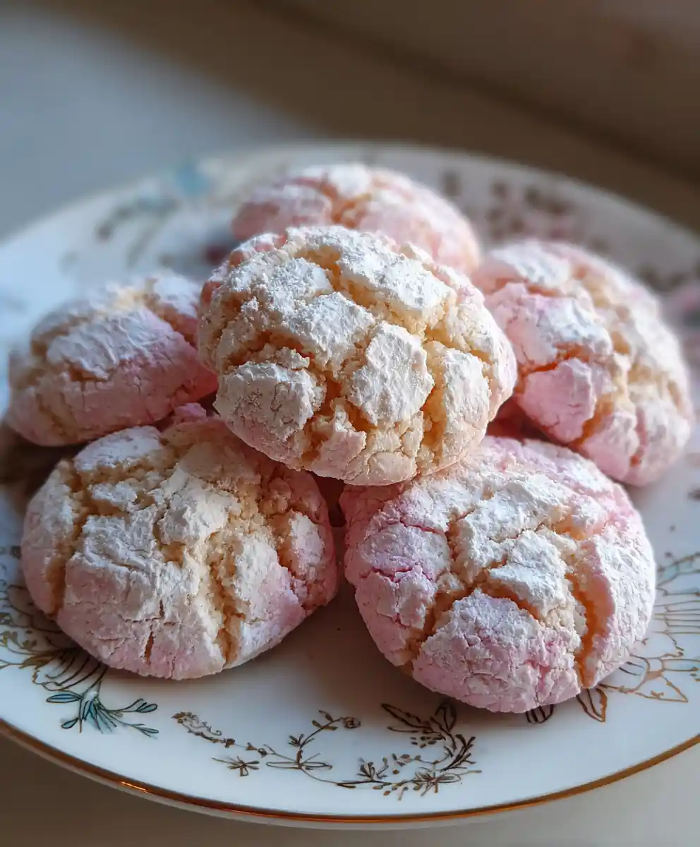 amaretti cookies recipe Blushed Almond Crinkle