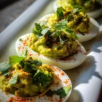 Avocado Deviled Eggs Recipe With Chili Lime Green Mash 1760624460.998131