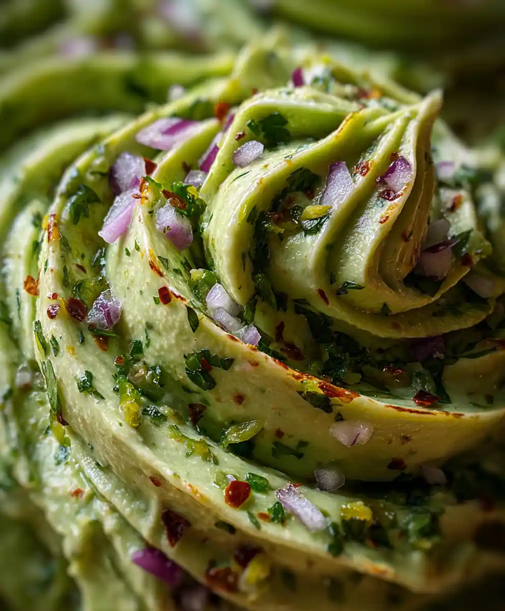 avocado dip recipe With Charred Jalapeño And Lime Swirl