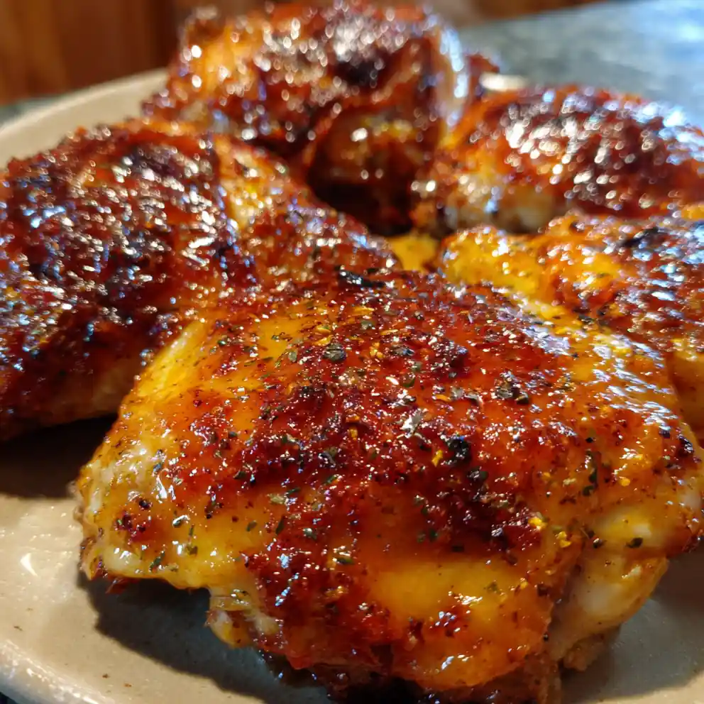 baked chicken quarters recipe With Paprika Citrus Lacquer