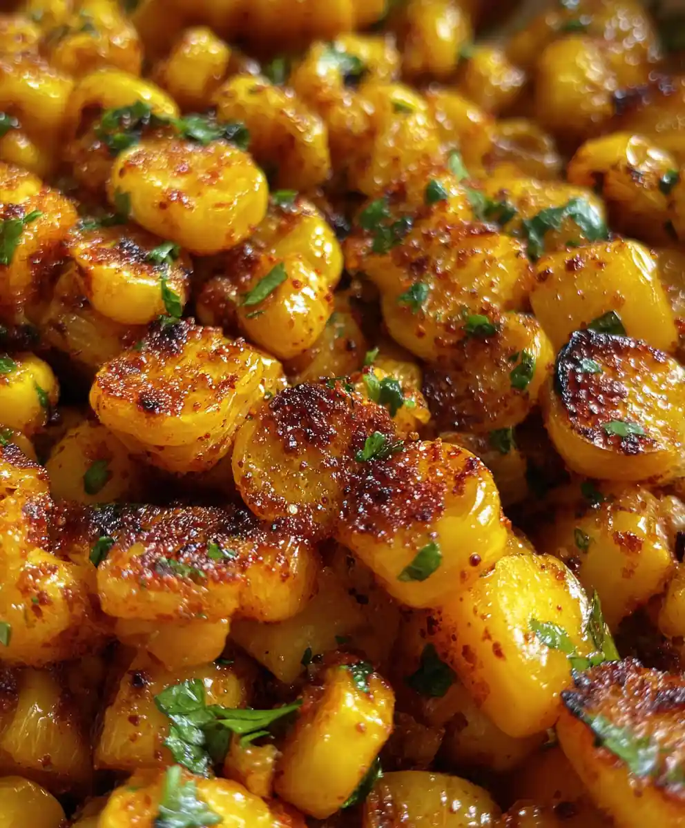 baked corn recipe With Chili Lime Char