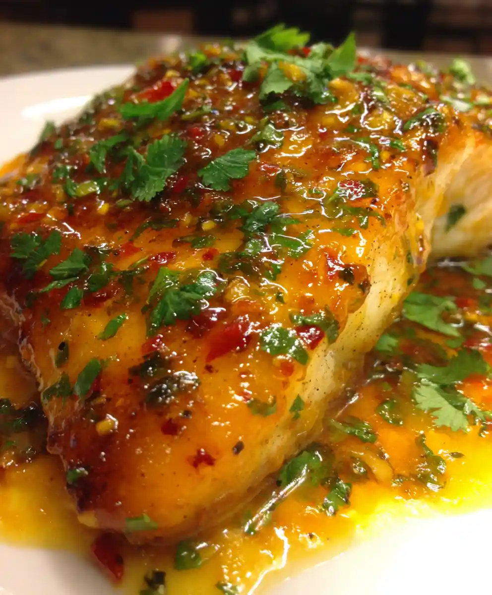 baked mahi mahi recipe With Mango Chili Glaze