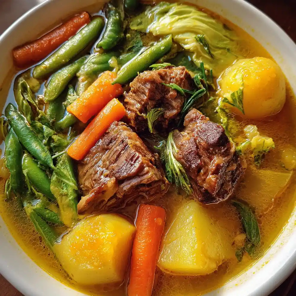 beef nilaga recipe With Golden Annatto Drops