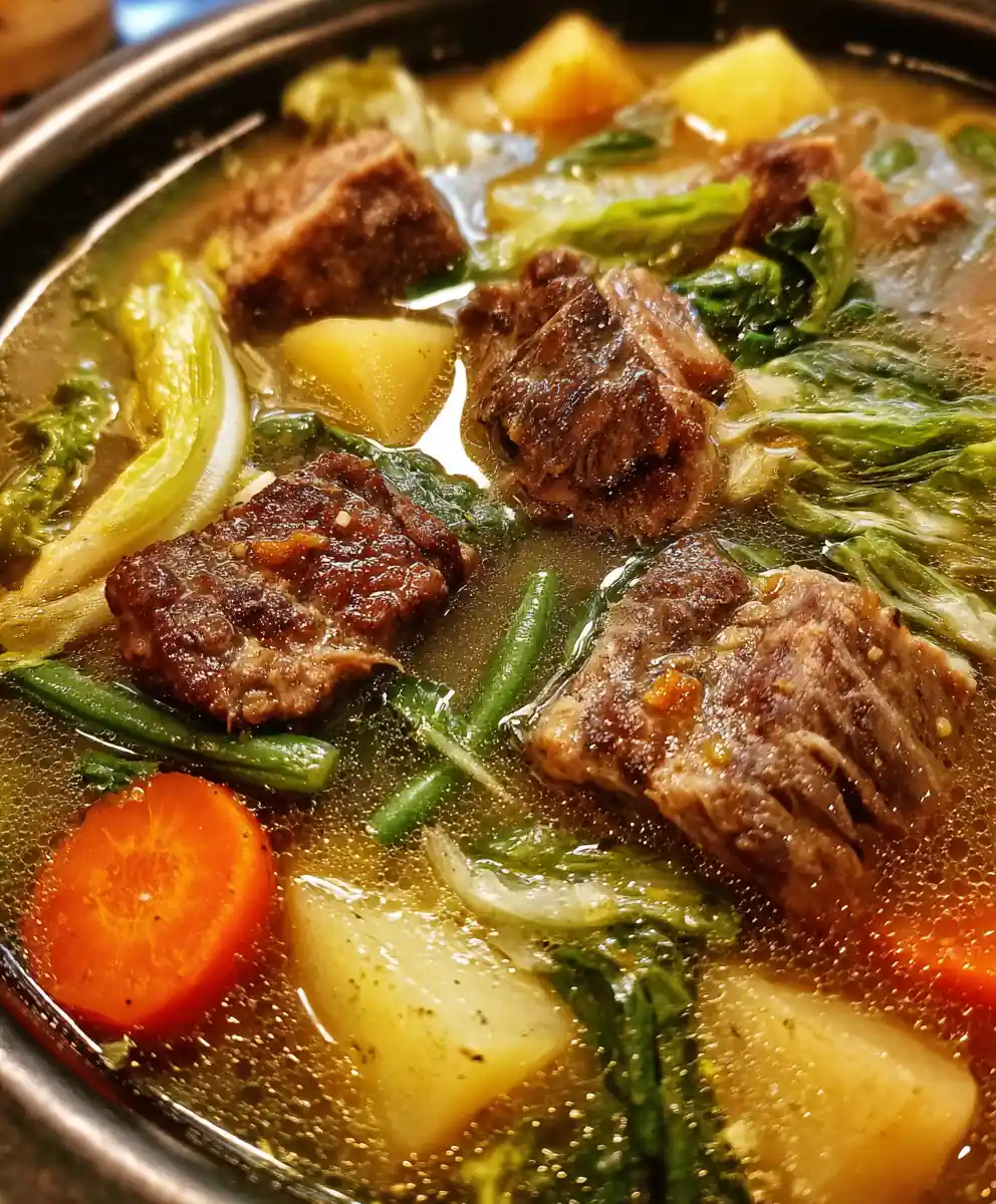 beef nilaga recipe With Golden Annatto Drops