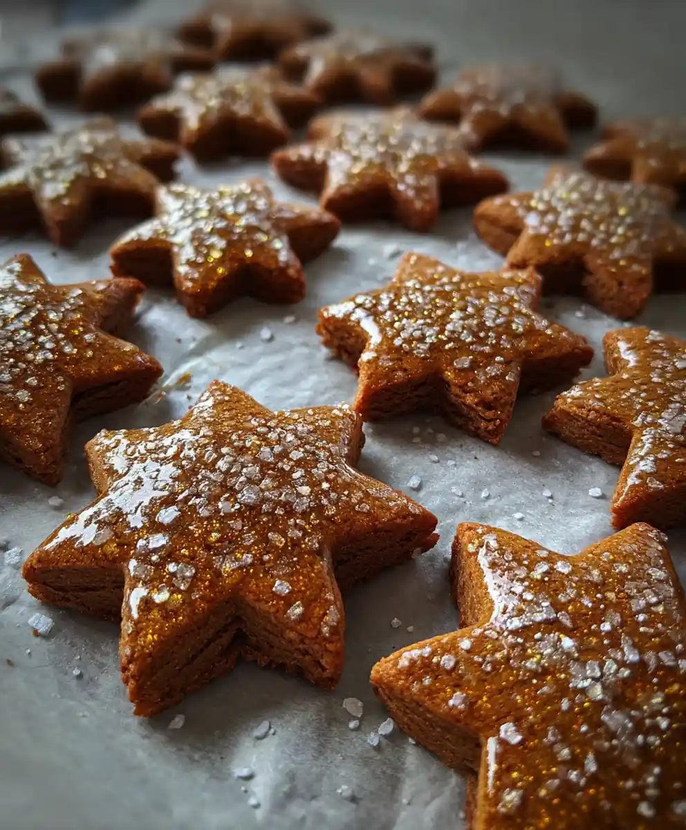 best gingerbread cookies recipe Molasses Crackle Stars
