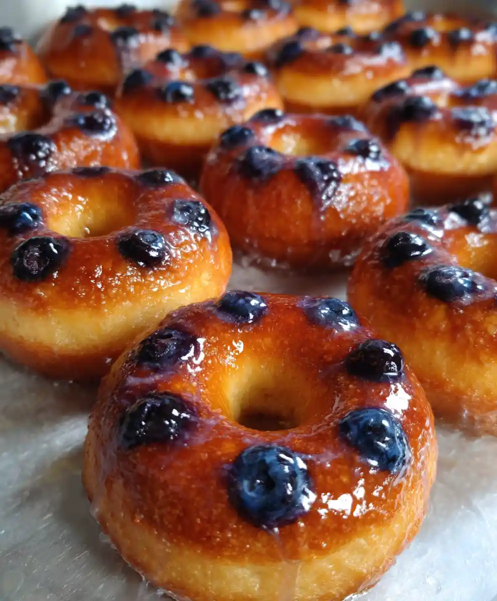 blueberry bagel recipe With Indigo Sugar Glaze