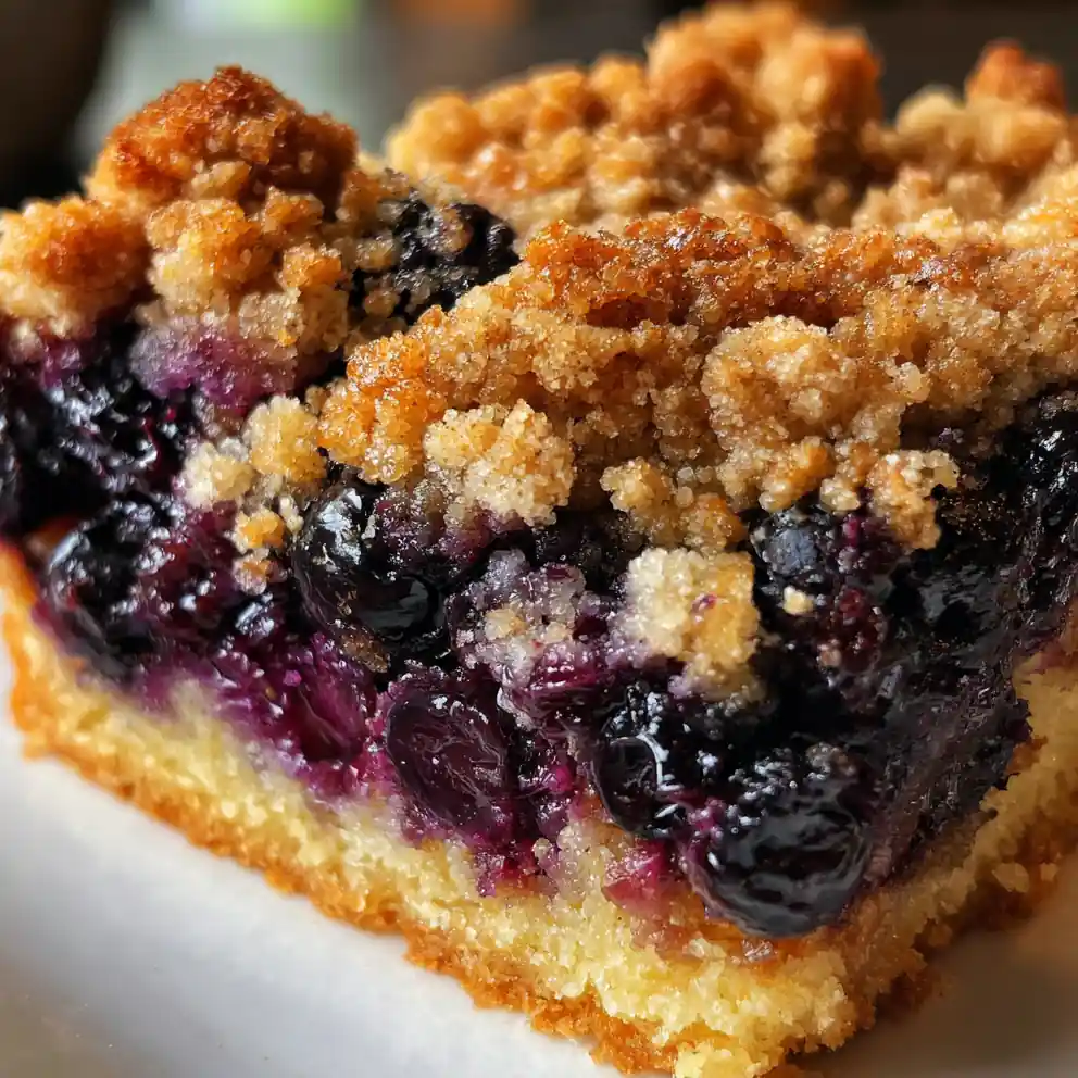 blueberry buckle recipe With Indigo Crumble Crown