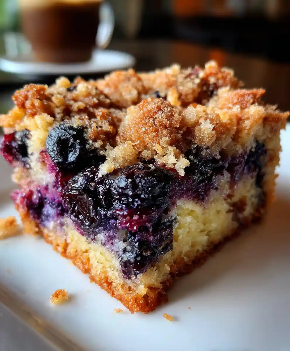 blueberry buckle recipe With Indigo Crumble Crown