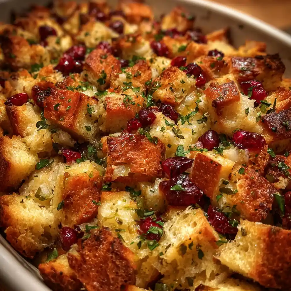 Bread Stuffing Recipe With Sage Cranberry Jewels 1761305831.3457873